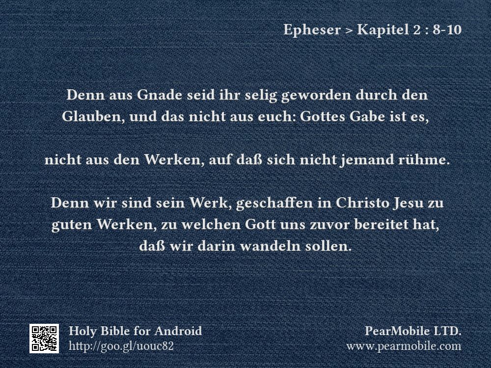 Epheser, Kapitel 2:8-10